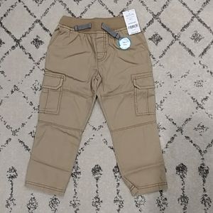 NWT Carter's Toddler Boys Pull-on Cargo Pants, 3T